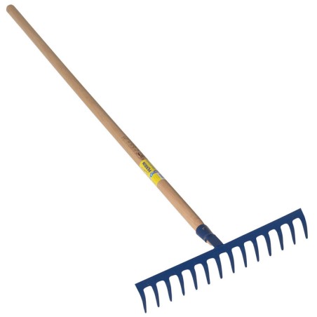 RATEAU FORGE 14 DTS COURBES EM BOIS 1.5 M 516114 OUTIL PERRIN / 3239045161149