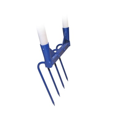 AEROGRIF' 4 DENTS 2 MANCHES DE PELLE 1.10 M 610400 OUTIL PERRIN - 3239046104008
