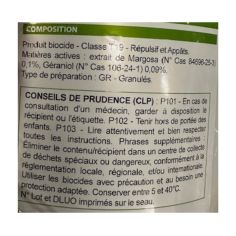 REPULSIF SERPENT D'ORIGINE NATURELLE EN GRANULES - SEAU 1 KG 2