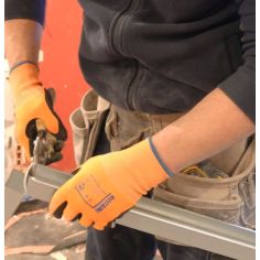 PAIRE DE GANTS PRO TRAVAUX COUPANTS RENFORCE TOUCH - ROSTAING 2