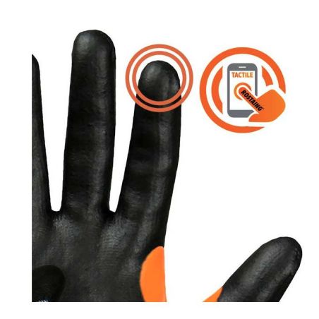 PAIRE DE GANTS PRO TRAVAUX COUPANTS RENFORCE TOUCH - ROSTAING
