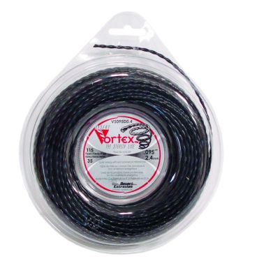 FIL NYLON TORSADE NOIR VORTEX - 2.4X35M - DONUT