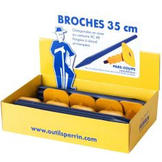 BOITE BROCHES 35CM 25(811035)+8 PARECOUPS(812000) 813099 OUTIL PERRIN - 3239048130999