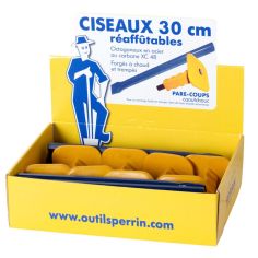 BOITE CISEAUX 30 CM 25(812030)+8 PARECOUPS(812000) 814098 OUTIL PERRIN - 3239048140981