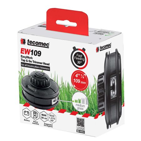 TETE A FIL TAP N'GO + ADAPTATEURS 10X100 12X150 FEMELLE GAUCHE (livré avec 2 adpatateurs) diam 108 mm