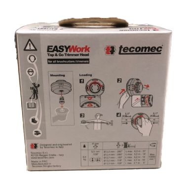 TETE A FIL TAP N'GO + ADAPTATEURS 10X100 12X150 FEMELLE GAUCHE (livré avec 2 adpatateurs) diam 108 mm