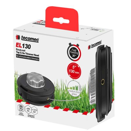 TETE A FIL TAP N'GO EL130 DIAM 130MM - LIVRE AVEC 2 ADAPTEURS - TECOMEC