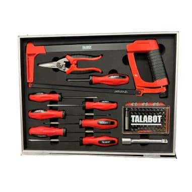 MALETTE OUTILS 103 PIECES EN ALUMINIUM TALABOT - MOB MONDEIN