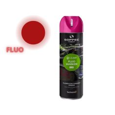 BOMBE TRACEUR DE MARQUAGE FORESTIER CERISE FLUORESCENT - 500ML - SOPPEC