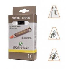 LOT DE 3 PORTE-CRAIES DE MARQUAGE - SOPPEC