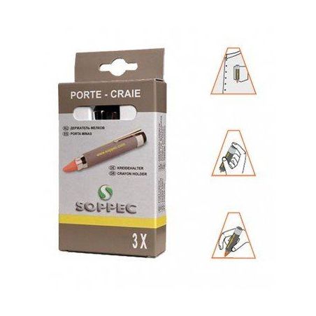 LOT DE 3 PORTE-CRAIES DE MARQUAGE - SOPPEC LOT DE 3 PORTE-CRAIES DE MARQUAGE - SOPPEC