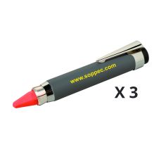 LOT DE 3 PORTE-CRAIES DE MARQUAGE - SOPPEC 2