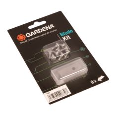 KIT DE 9 LAMES ET VIS POUR ROBOT TONDEUSE - PIECE D'ORIGINE GARDENA