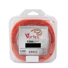 FIL NYLON TORSADE VORTEX ALU - 1.6 x 15M - ORANGE -BOBINE
