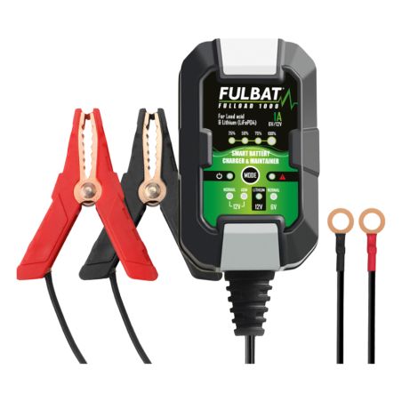 CHARGEUR DE BATTERIE FULLOAD - 6/12V - 1000MA - FULBAT