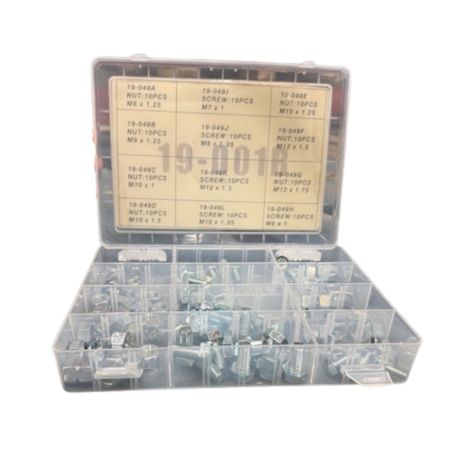 COFFRET D'ASSORTIMENT - VIS + ECROUS (DE 120) POUR DEBROUSSAILLAGE