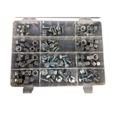 COFFRET D'ASSORTIMENT - VIS + ECROUS (DE 120) POUR DEBROUSSAILLAGE