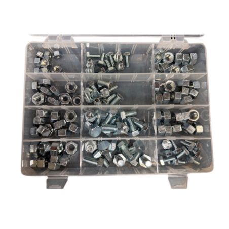 COFFRET D'ASSORTIMENT - VIS + ECROUS (DE 120) POUR DEBROUSSAILLAGE