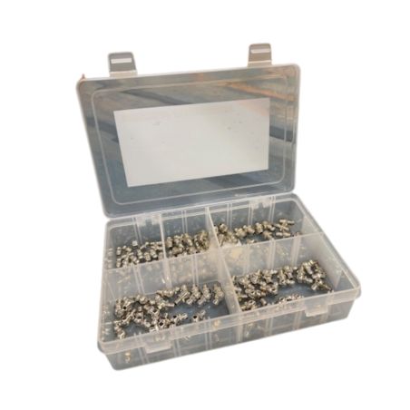 COFFRET D'ASSORTIMENT - GRAISSEURS DROITS ET COUDES (DE 100)