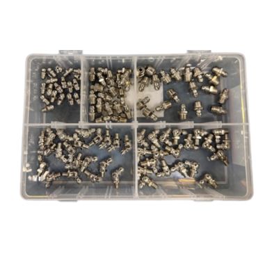 COFFRET D'ASSORTIMENT - GRAISSEURS DROITS ET COUDES (DE 100)