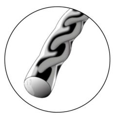 FIL NYLON TORSADE VORTEX ALU - 3.9 x 76M - ORANGE - DONUT 2