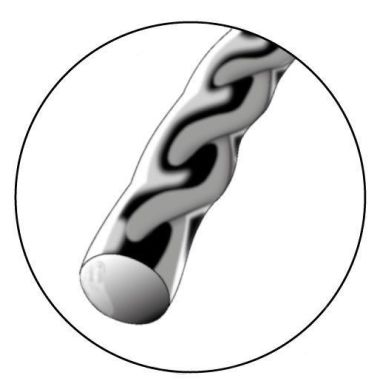 FIL NYLON TORSADE VORTEX ALU - 3.9 x 76M - ORANGE - DONUT