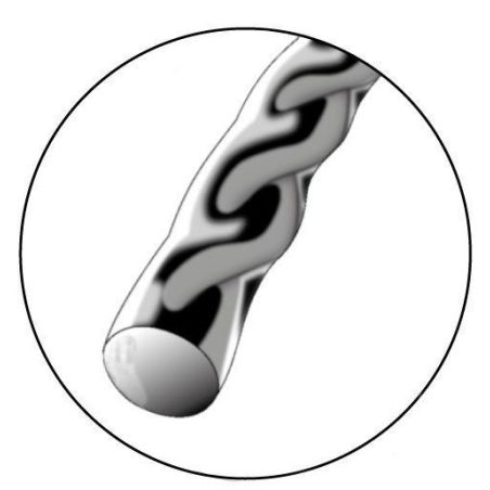 FIL NYLON TORSADE VORTEX ALU - 3.9 x 76M - ORANGE - DONUT