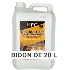 DESTRUCTEUR ALGUES MOUSSES ET LICHENS (BIDON 20L) - HPC