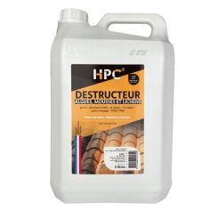 DESTRUCTEUR ALGUES MOUSSES ET LICHENS (BIDON 5L) - HPC