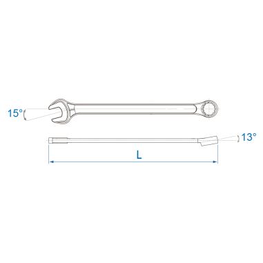 CLE MIXTE 17 ULTRA LEGERE (106217) - KING TONY