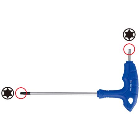 CLE MALE TORX POIGNEE EN L T27 KING TONY