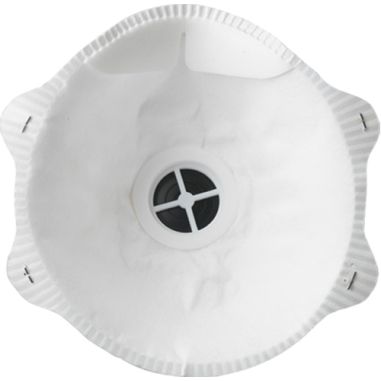 BOITE DE 10 MASQUES FFP1 COQUES JETABLES AVEC VALVE ANTI-POUSSIERES (MO23106 / 23106) - COVERGUARD