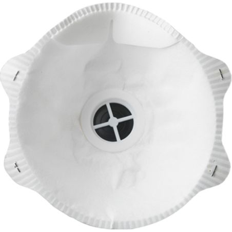 BOITE DE 10 MASQUES FFP1 COQUES JETABLES AVEC VALVE ANTI-POUSSIERES (MO23106 / 23106) - COVERGUARD