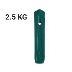 COIN A BOIS POINTU VERT - 2 5kg - LEBORGNE