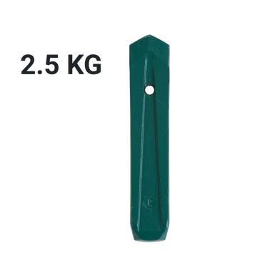 COIN A BOIS POINTU VERT - 2 5kg - LEBORGNE