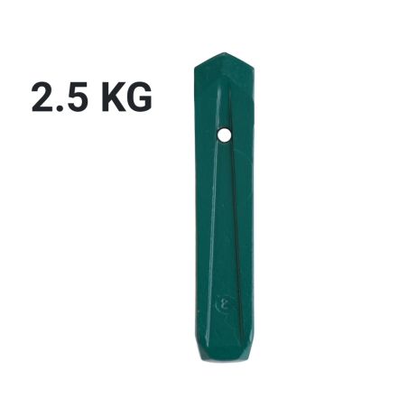 COIN A BOIS POINTU VERT - 2 5kg - LEBORGNE