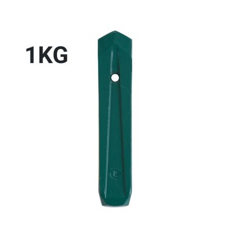 COIN A BOIS POINTU VERT - 1kg - LEBORGNE