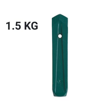 COIN A BOIS POINTU VERT - 1 5 KG - LEBORGNE