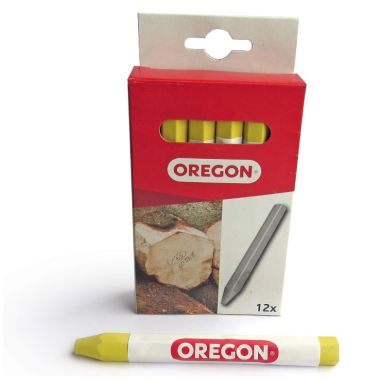 CRAIE DE MARQUAGE JAUNE (BOITE DE 12 CRAIES) - OREGON