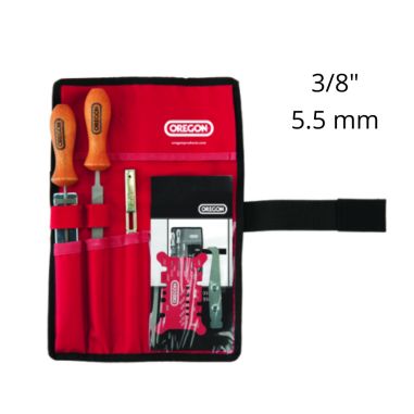 KIT AFFUTAGE - LIME RONDE 5.5 MM - 3/8" - FORMAT TROUSSE - OREGON