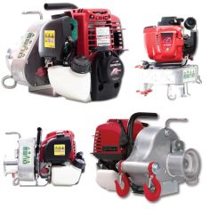 TREUIL PORTABLE A TIRAGE 700KG SEUIL + ELINGUES portable-winch 2