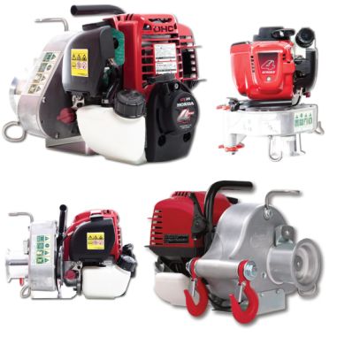 TREUIL PORTABLE A TIRAGE 700KG SEUIL + ELINGUES portable-winch