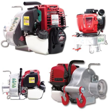 TREUIL PORTABLE A TIRAGE 700KG SEUIL + ELINGUES portable-winch