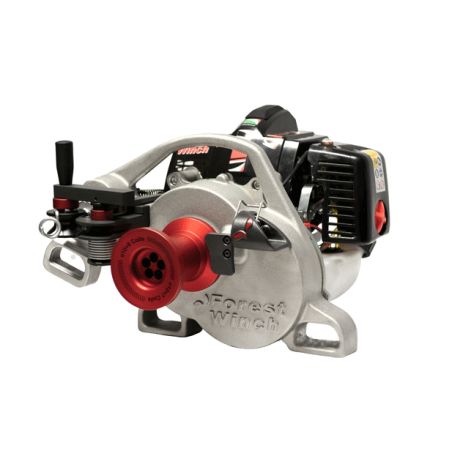 TREUIL DE TIRAGE CABESTAN PORTABLE - TRACTION 1050-2100 kg - VENDU AVEC CORDE ET CROCHET - DOCMA FOREST WINCH