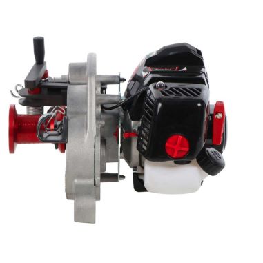 TREUIL DE TIRAGE CABESTAN PORTABLE - TRACTION 1050-2100 kg - VENDU AVEC CORDE ET CROCHET - DOCMA FOREST WINCH