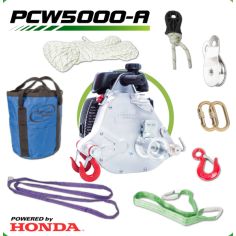 TREUIL DE TIRAGE THERMIQUE PORTABLE MOTEUR HONDA 4 TEMPS GXH-50 CC