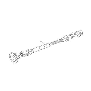 CARDANT COMPLET (K1253-13514) - PIECE D'ORIGINE KUBOTA 