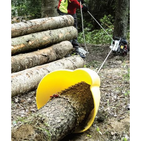 CHAINE ELINGUE POUR TREUIL 6 MM X 2 1 M - CROCHET EN C - AIGUILLE METAL