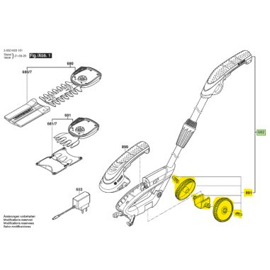 TRAIN DE ROUES2609007311D'ORIGINE BOSCH
