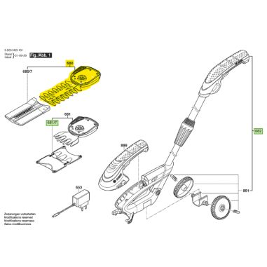 JEU DE COUTEAUX 1600A028EVD'ORIGINE BOSCH